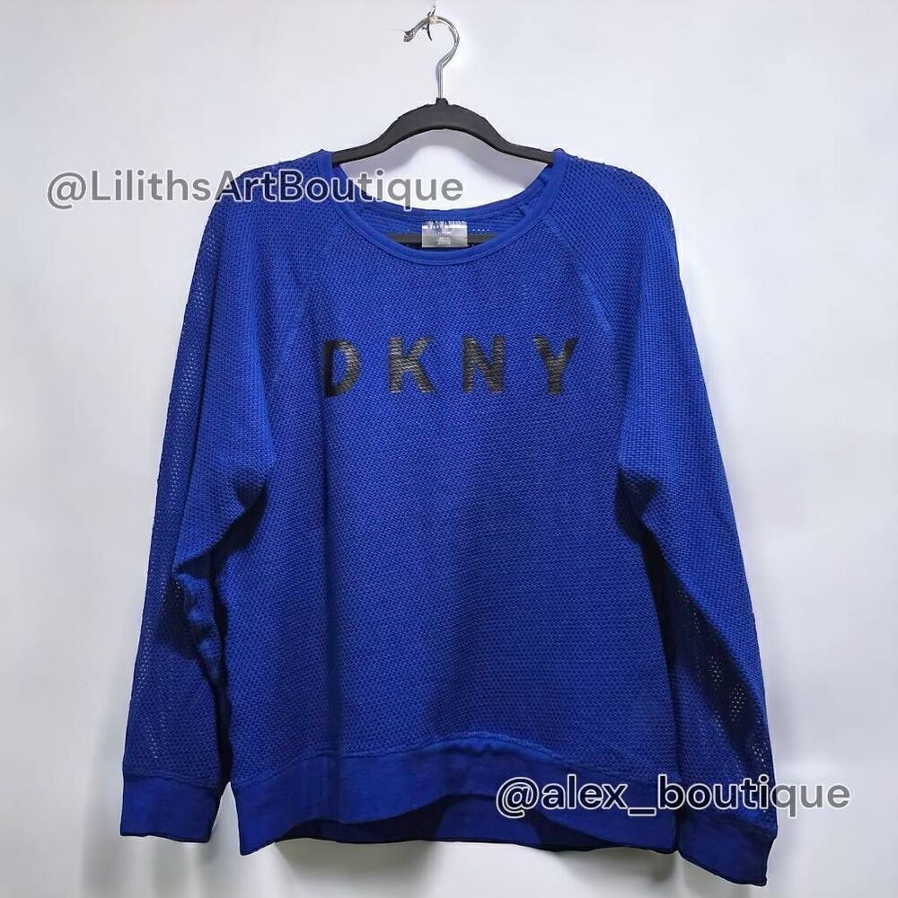 DKNY Sport Allover Mesh Sweatshirt(I002)-Size S for Women - Picture 3 of 9